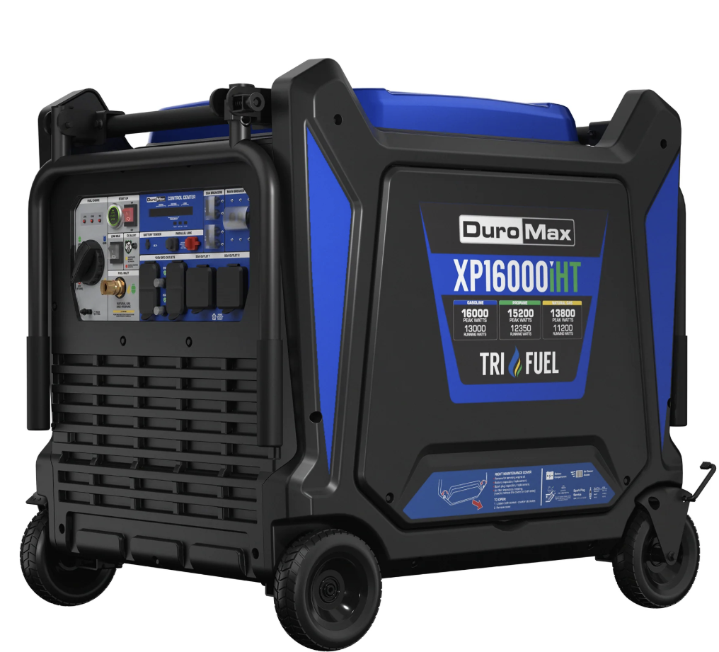 DuroMax XP16000iHT Tri-Fuel Inverter Portable Generator